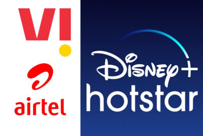 airtel & vi offer amazing plans for disney + hotstar subscriptions