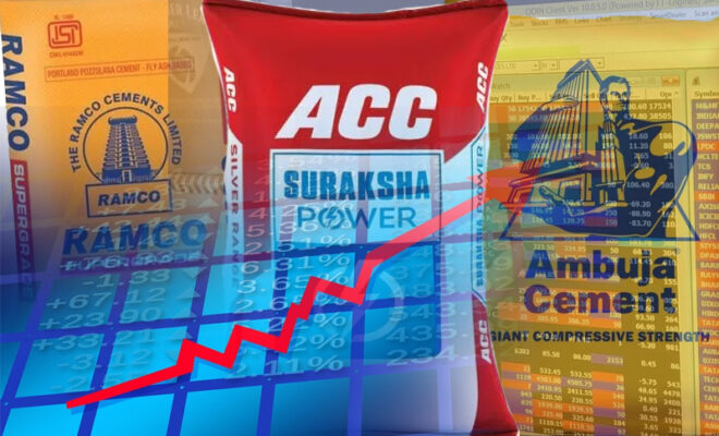 ambuja cements, acc & other cement stocks rises upto 4.5%