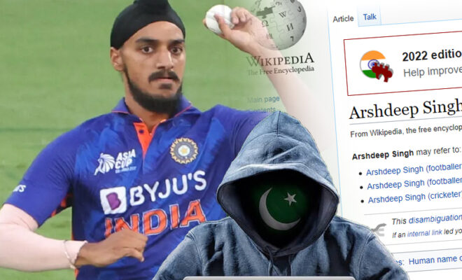 arshdeep singh conspiracy pakistani isi hackers manipulated wikipedia source