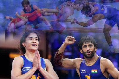 bajrang punia & vinesh phogat win medals at world championships