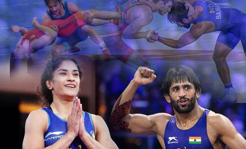 Bajrang Punia & Vinesh Phogat Win Medals At World Championships