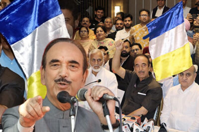 ghulam nabi azad launches his own party ‘democratic azad force’