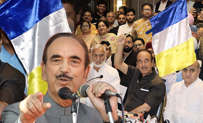 ghulam nabi azad launches his own party ‘democratic azad force’