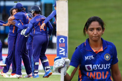 harmanpreet kaur slams 143 off just 111 balls, scripts incredible record