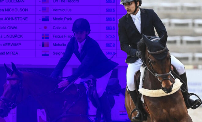 indian equestrian breaks 20 yr old national record in dressage in italy