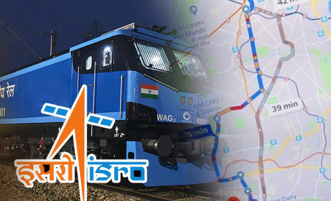 indian railways installs isro developed rtis system on locomotives to improve monitoring of train timings