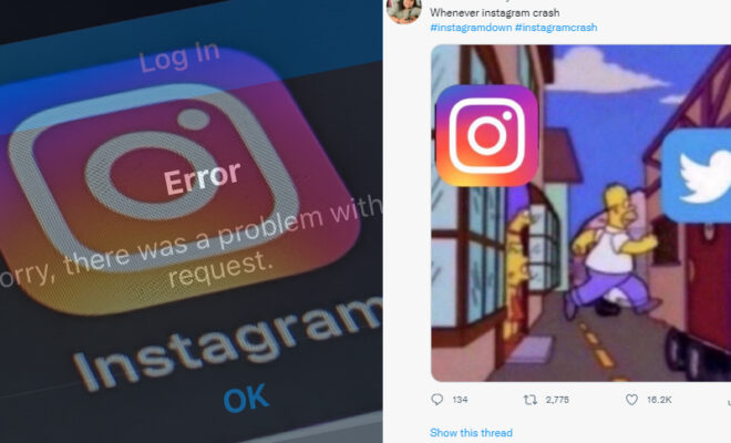 instagram down memes flood twitter as photo sharing app suffers brief outage