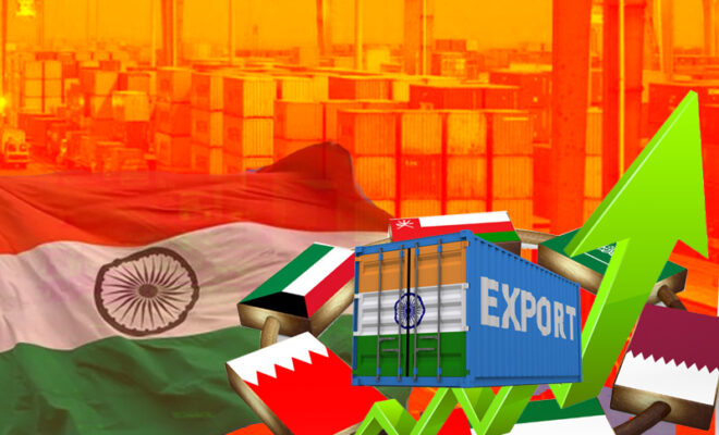 leads in indian exports to gcc with 68% growth in fy 2021 22