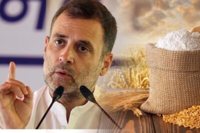 rahul gandhi says, “flour is now ₹40 per liter”, bjp responds