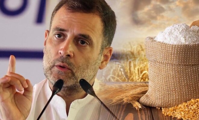 rahul gandhi says, “flour is now ₹40 per liter”, bjp responds