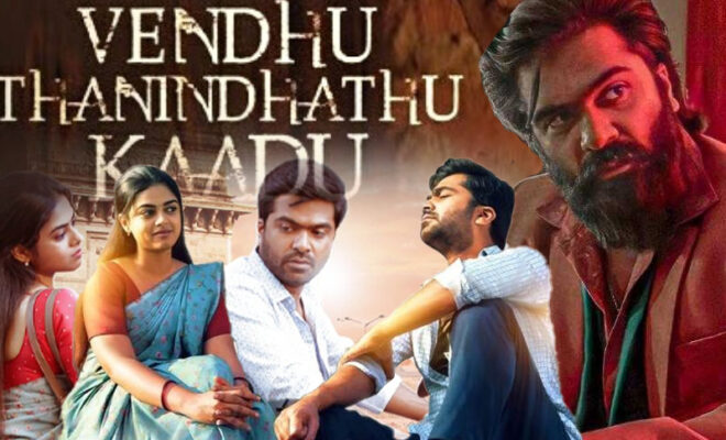 vendhu thanindhathu kaadu review, a gangster drama flick