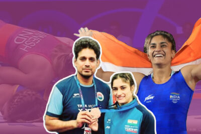 vinesh phogat becomes first indian woman to win two world championship medals