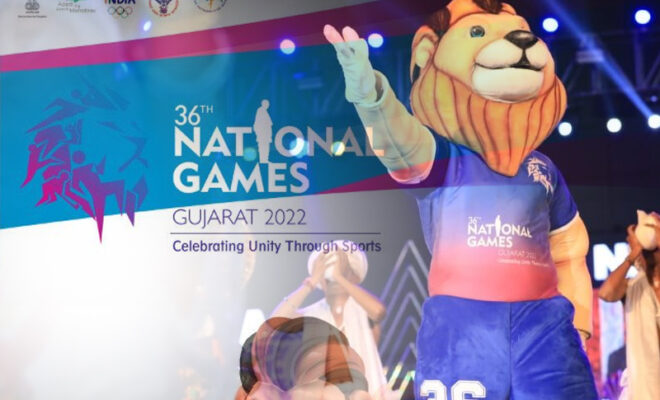 what is 36th national games 2022 mascot