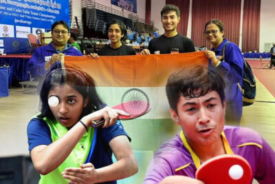 asian junior table tennis payas jain yashaswini ghorpade duo wins gold