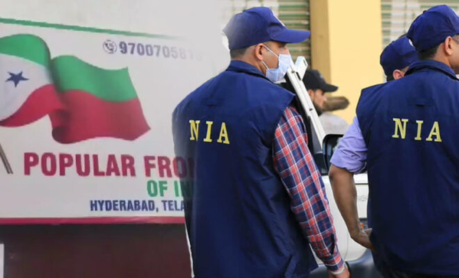 nia raids popular front of india pfi offices in 10 states over terror activities