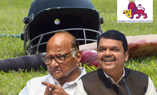 ahead of mca (mumbai cricket association) elections, sharad pawar and devendra fadnavis have come together for a common cause, raising speculations.