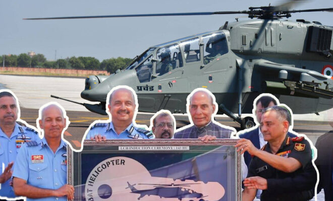india's light combat helicopter ‘prachand’ inducted into indian air force