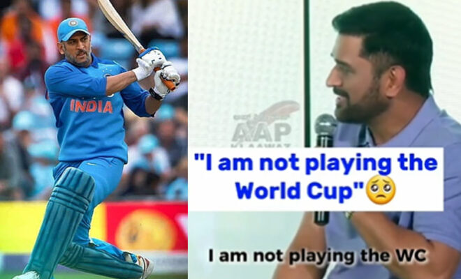 im not playing t20 world cup dhonis viral video