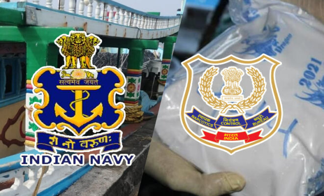 indian navy ncb seizes 200 kg heroin from pakistan boat in kochi