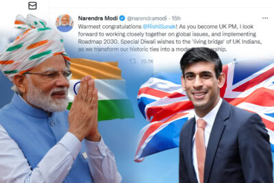 pm modi congratulates rishi sunak on dilwali