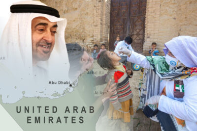 role of the uae and the head of state in the global fight against polio