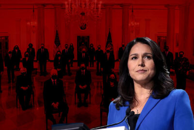 tulsi gabbard calls democratic party elitist cabal of war mongers