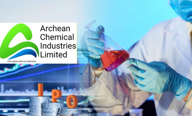 archean chemical ipo share list today at 10% premium amid falling market