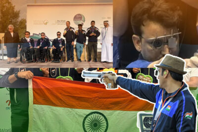 india wins gold in p3 25m pistol para shooting world cup