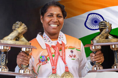 indian police woman wins 2 gold medals in world arm wrestling competition