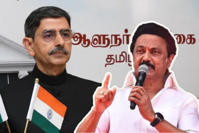 ruling party in tamil nadu, dmk led by chief minister stalin has petitioned president to sack governor rn ravi calling him a “threat to peace” in the state