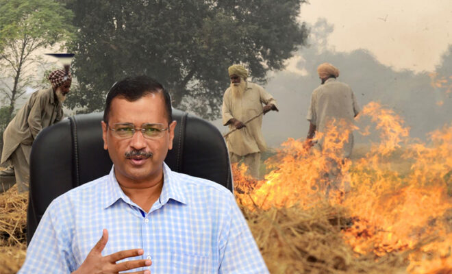 arvind kejriwal avoids blame game takes responsibility for punjabs stubble burning