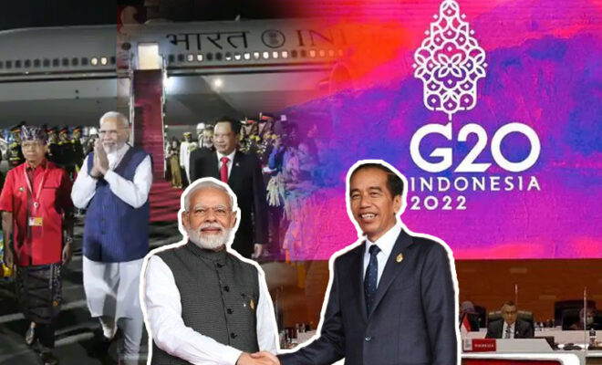 g20 summit 2022 pm modi receives warm welcome in bali indonesia