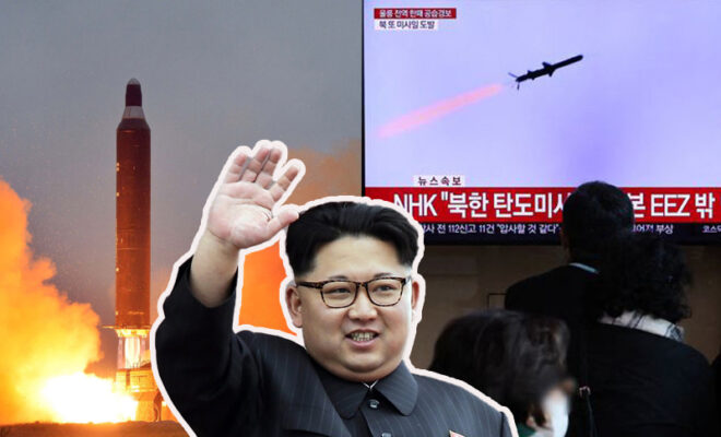 north korea south korea fires missiles at each others coasts