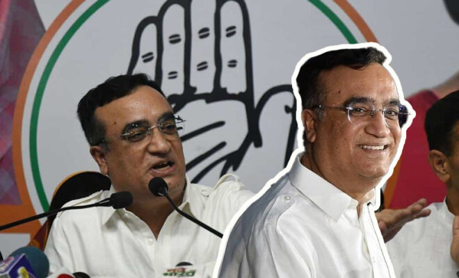 trouble for congress as ajay maken quits as rajasthan in charge