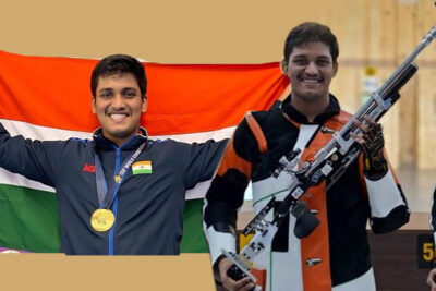 rudrankksh patil clinches gold in the issf president’s cup 2022