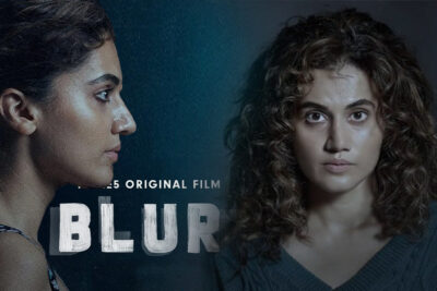 tapasee pannu started her own film production company but she has started her journey with a remake film ‘blurr’. the film portrays a horror thriller story.