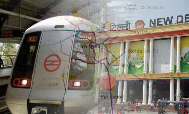 noida metro to link new delhi railway station to cut travel time