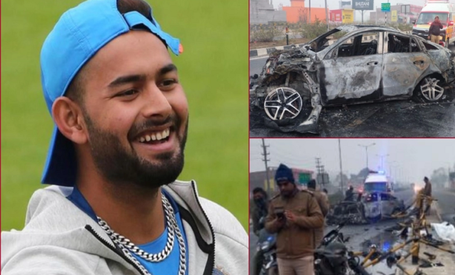 rishabh pant severely injured due to car accident in uttarakhand