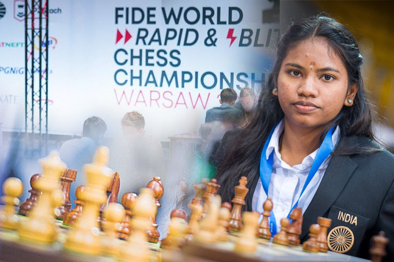 Savitha Shri Wins Bronze At FIDE World Rapid Championships