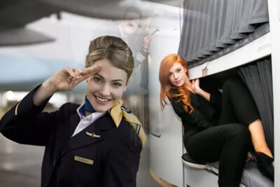 where do air hostesses sleep on the plane amp where they stay after flight