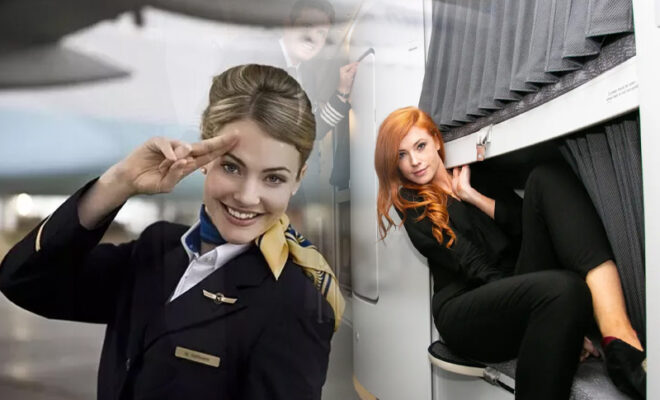 where do air hostesses sleep on the plane amp where they stay after flight