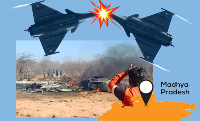 2 iaf fighter jets crash in madhya pradesh’s morena, both pilots safe
