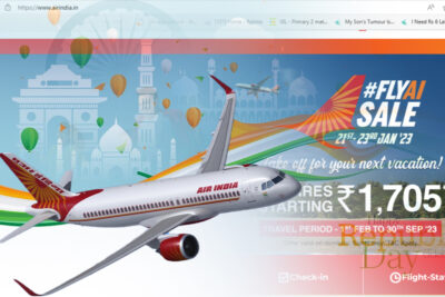 air india 'republic day sale