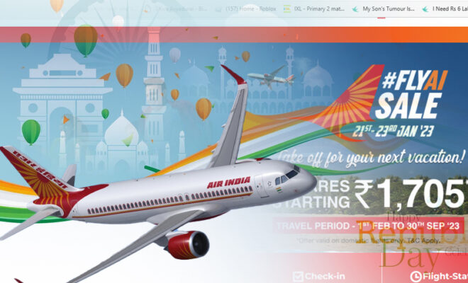 air india 'republic day sale
