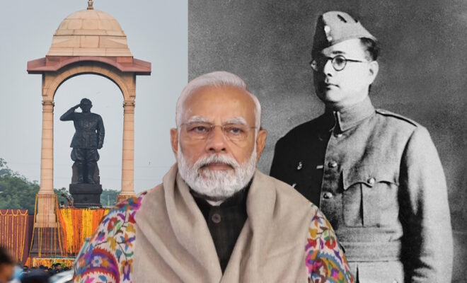 pm to unveil national memorial as a tribute to netaji subhas chandra bose