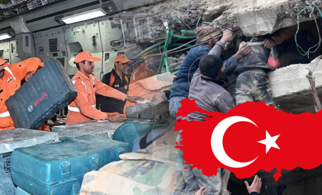 india sends relief material to turkey, syria after deadly earthquake