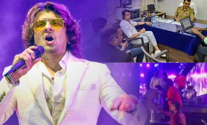 sonu nigam manhandled by a mla’s son in a music event