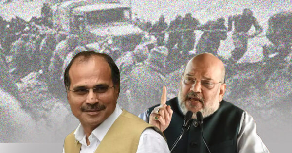 amit shah exposes adhir chowdhurys remarks over 1962 war