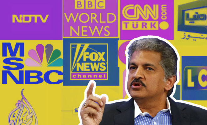 anand mahindra warns global media not to bet against india