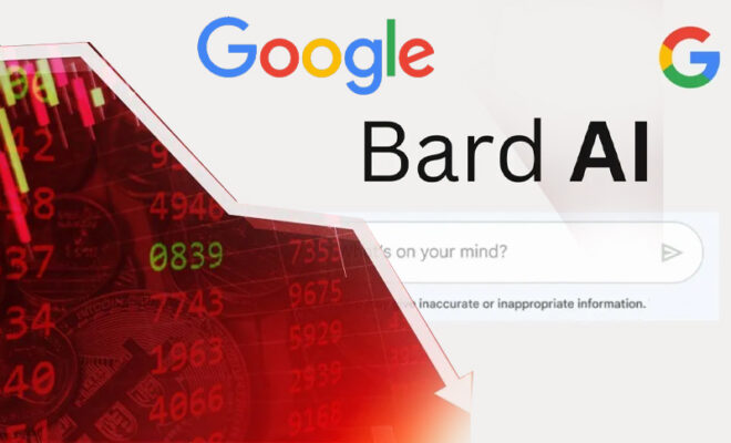 google loses 100 billion in market value after bard launch